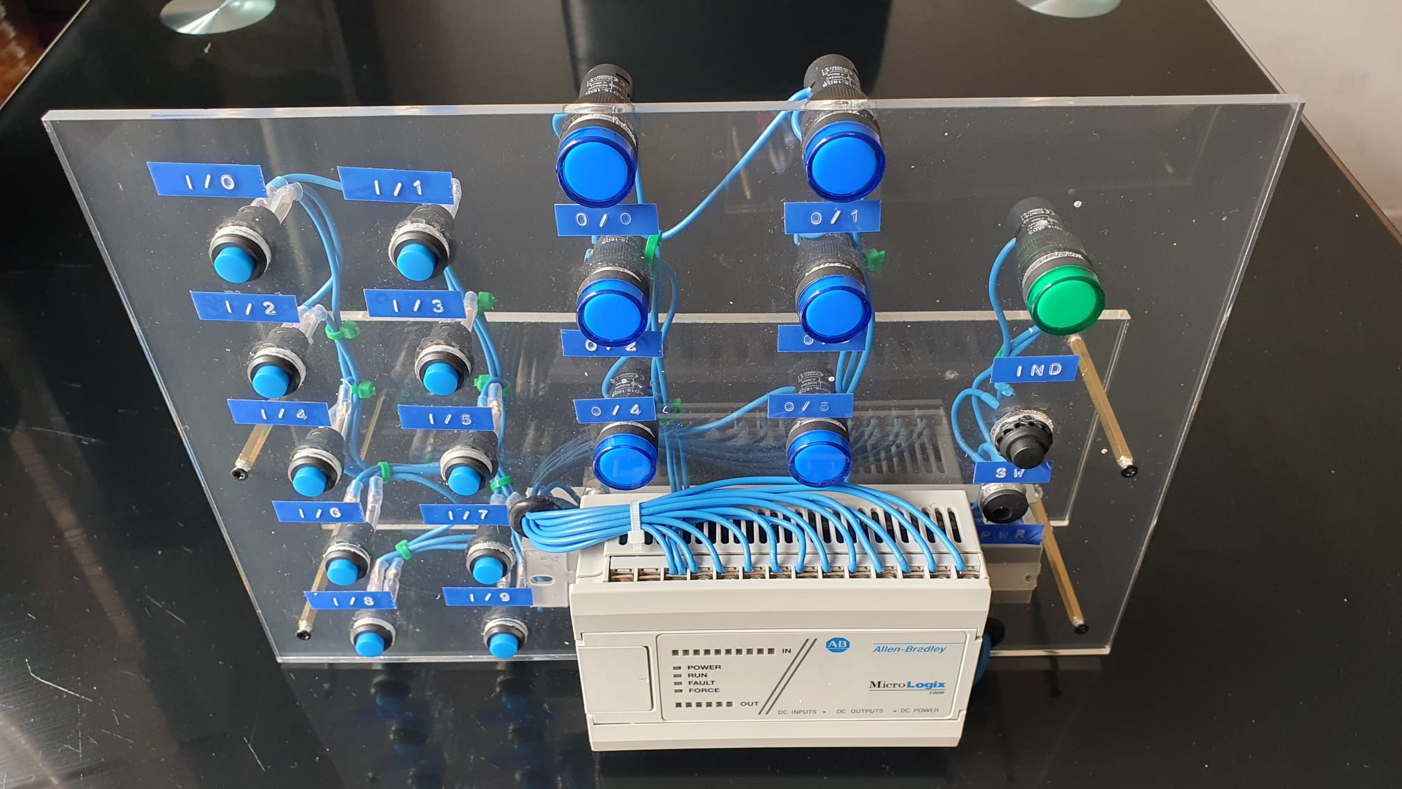 PLC training_Rig_blue