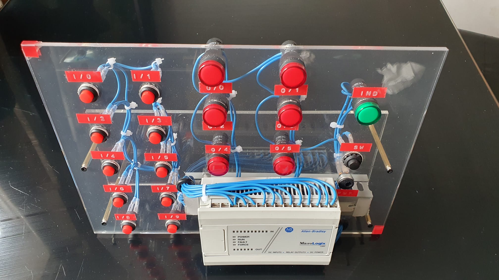 PLC training_Rig_red