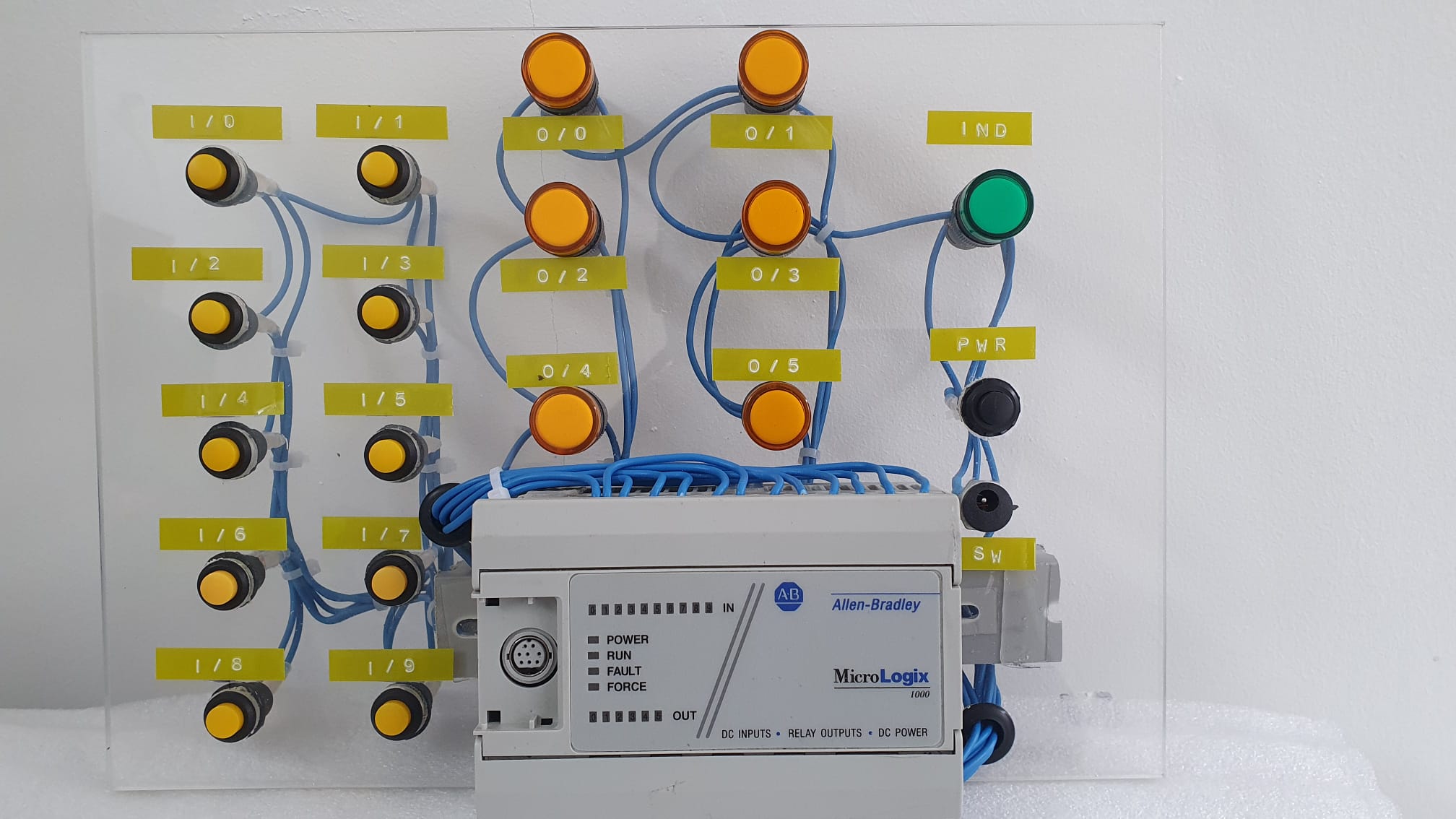 PLC training_Rig_yellow